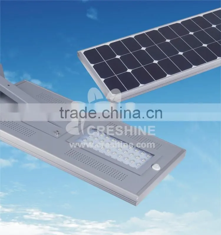 Aluminum Alloy LED Integrated Solar Street Lamps with Li-fe Battery