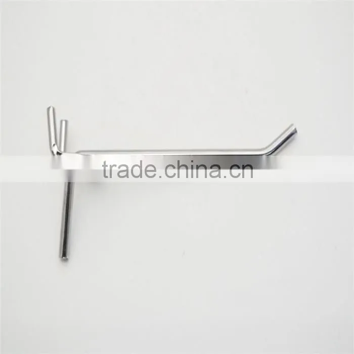 Metal Chrome Wire display Hooks pegboard hook price tag