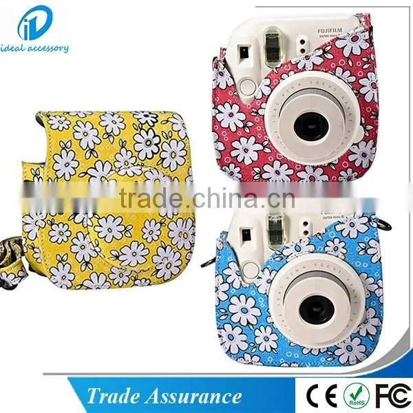 Fashion PU Leather Fujifilm Instax Mini8 Camera Case Bag