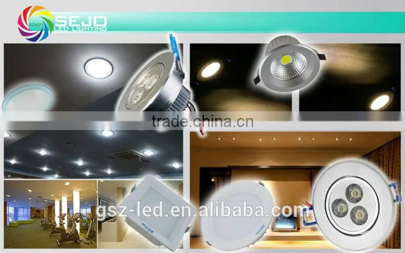 24w new recessed dimmable square led downlight