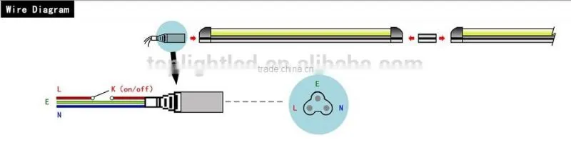 high quality 0.6m led t8 integrated lamp with epistar chip