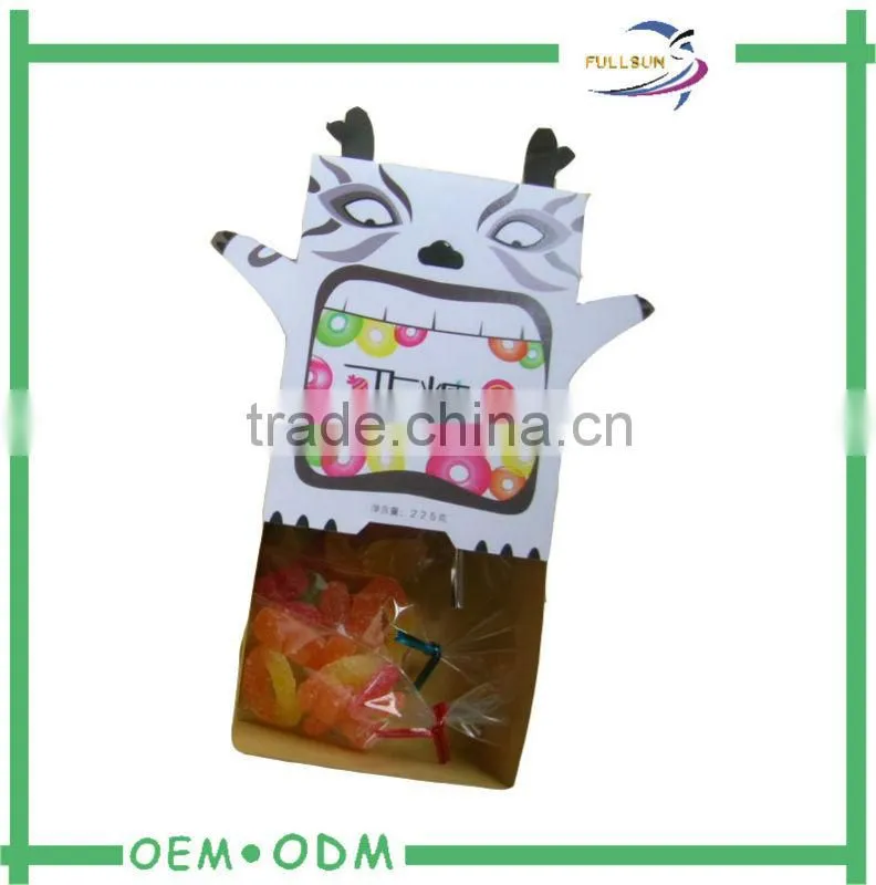 Tiger shaped Paper candy box for kids(FS0290)
