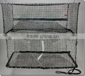Collapsible fishing pots large cod traps