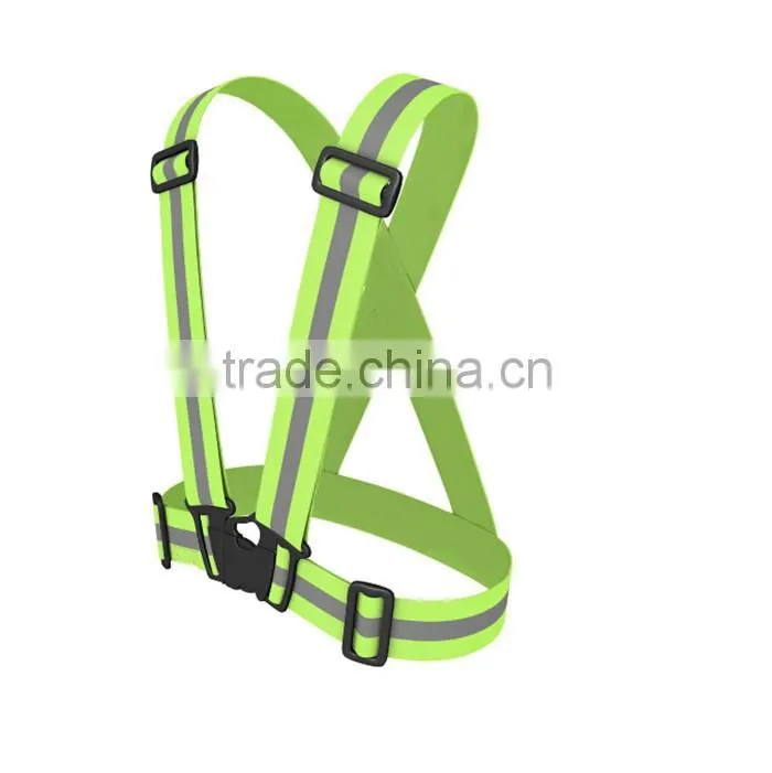 high visible elastic safety industrial safety belt with reflective tape