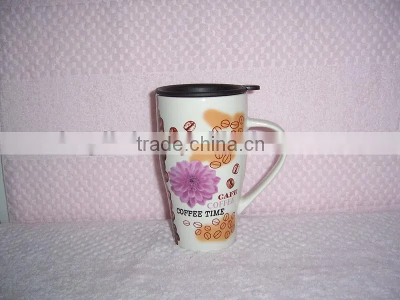 19oz custom printed ceramic travel mugs