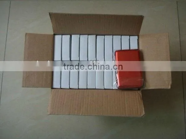 2012 hot sell waterproof aluminium credit card wallet
