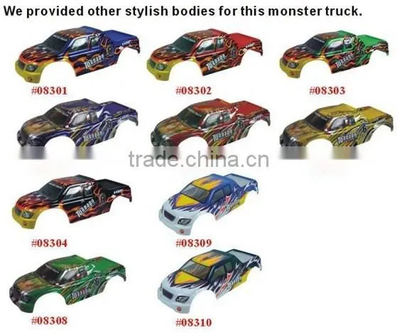 2016 New product HSP 94083 1/8 Scale Traxxas E-revo 4x4 4wd rc nitro Monster Truck ERC083