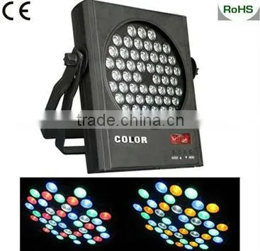 LED disco panel light 54*3W RGBW dmx wall wash light