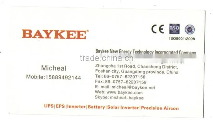 BAYKEE TYN 3 phase 10kva solar system