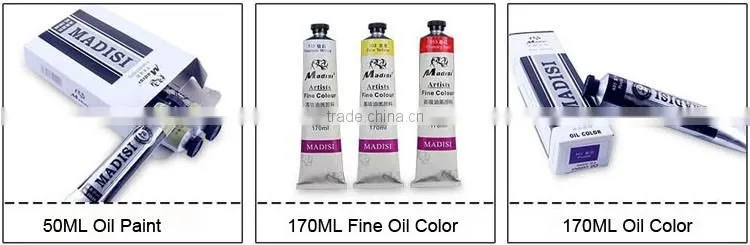 Professional 12 18 24 colors 50ML oil paint for artist painting