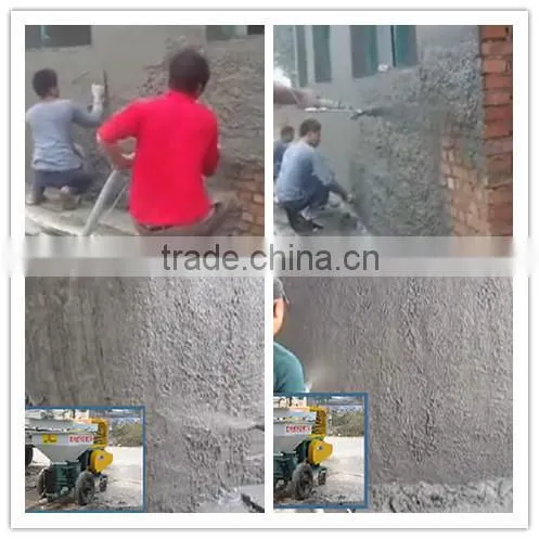 automatic cement mortar machine for spray wall, wall paint cement machine