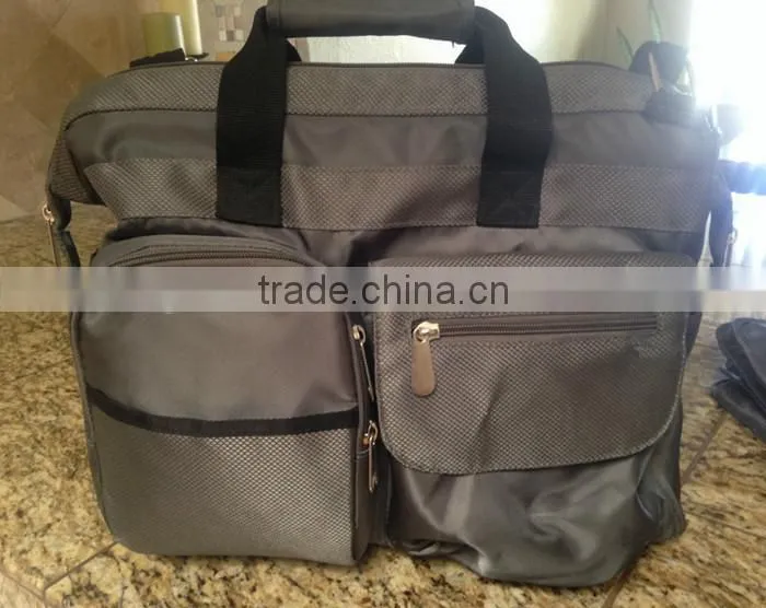 2016 hot sell mommy bag high quality Nylon diaper bag large capacity diaper bag