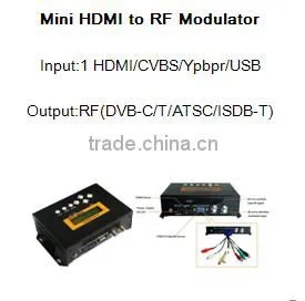 Cost-effective demodulation descrambler and decoder tv receiver with rf tuner