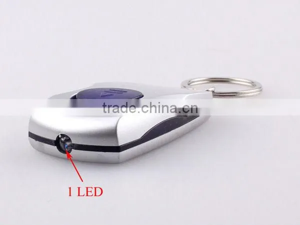 mouse pushing keychain led light