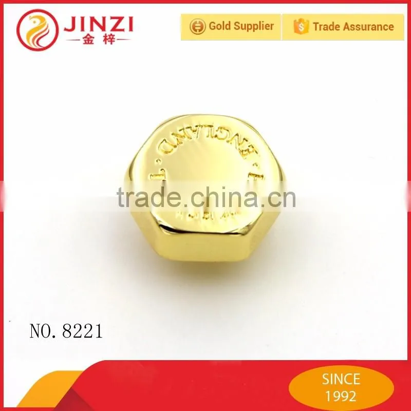 Custom various type decorative metal rivet with logo