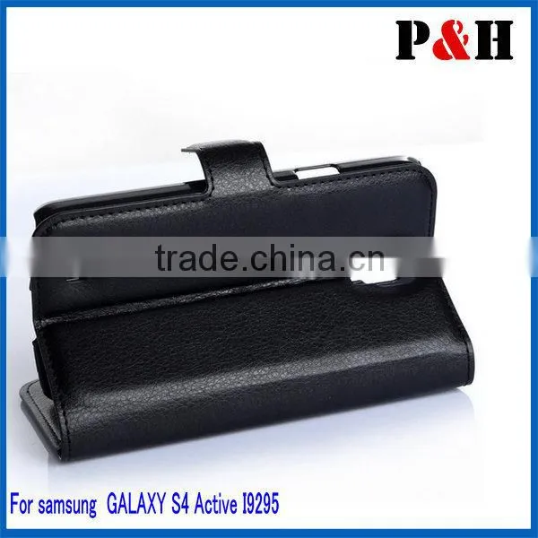 Top-grade wearproof leather case for samsung s4,Newest eco-friendly design for samsung galaxy s4 mini case