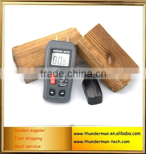 LCD display 2-pin digital moisture meter for wood