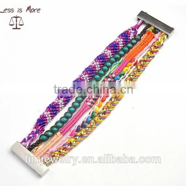 New purple handmade magnetic bracelet of bohemia sandbeach style