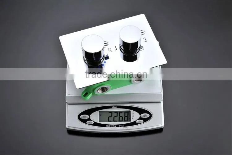 3 function square panel shower diverter valve for conceal shower temperature control thermostatic valve