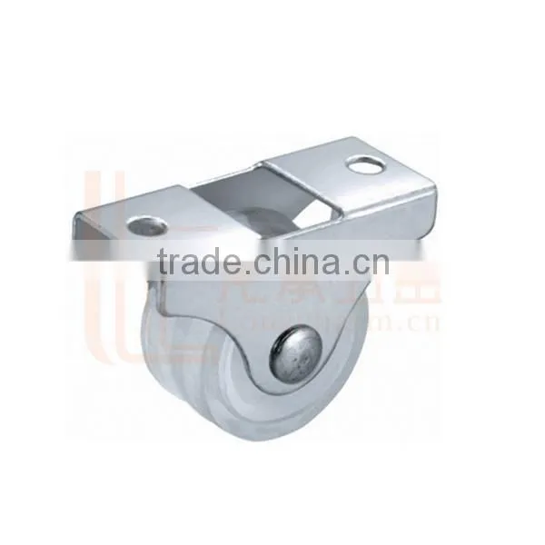 24mm small fixed plastic caster wheel