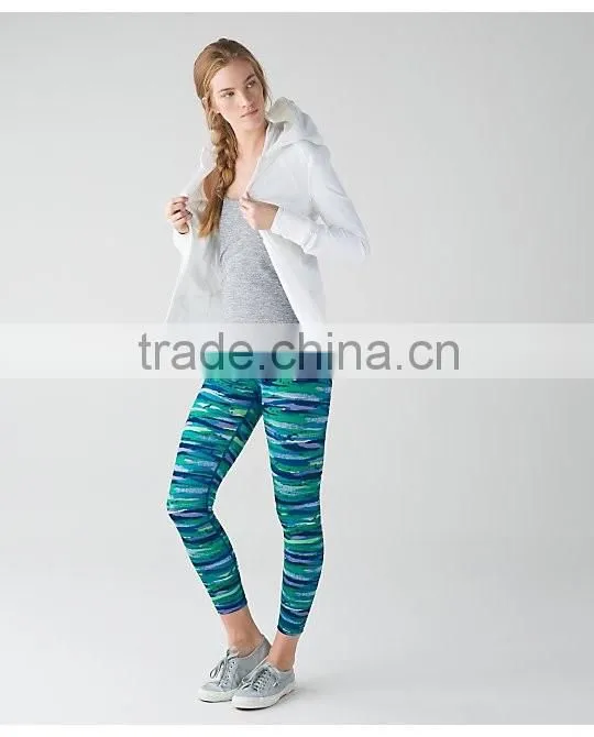 New design custom sexy sports pants slim cotton yoga pants in fitness women