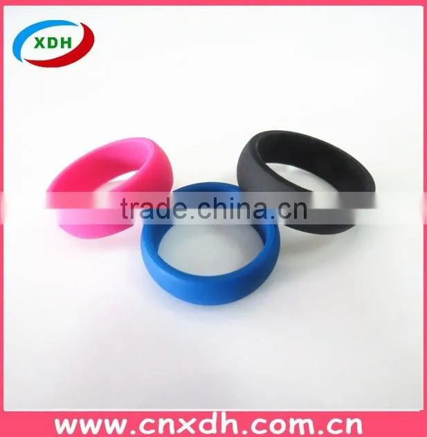New Style Black Silicone Finger Ring