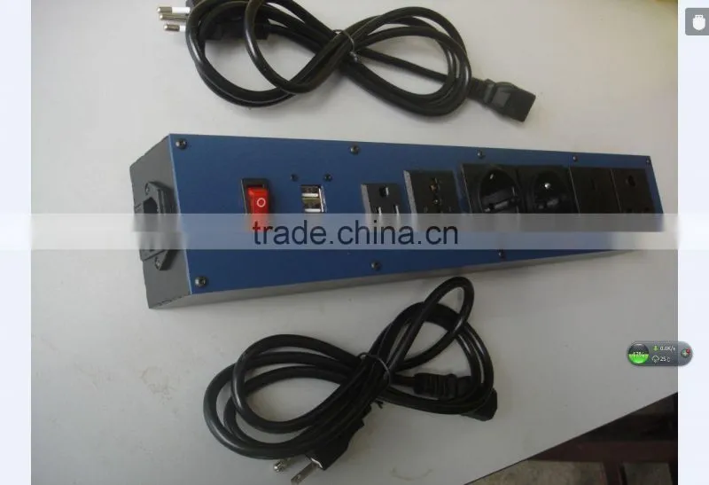 Exhibition dedicated multi power socket,six different power socket, new product!