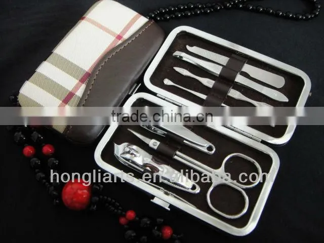 Manicure set with PU case
