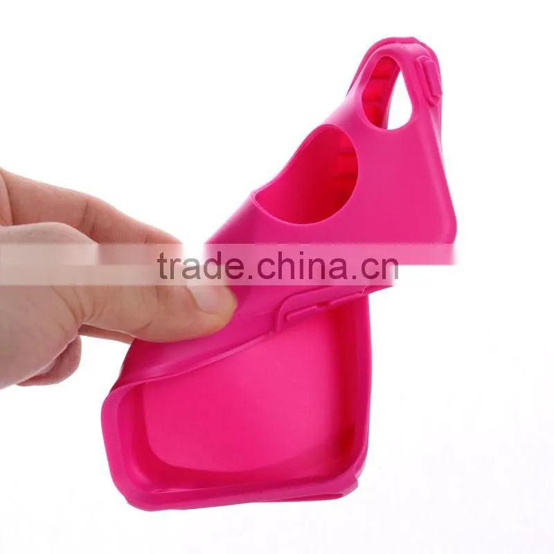 factory price Soft silicon hybird phone case for iphone 4s 5c 5s