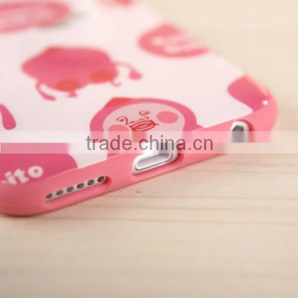 Lovely cartoon tpu back covers for iphone 6 plus