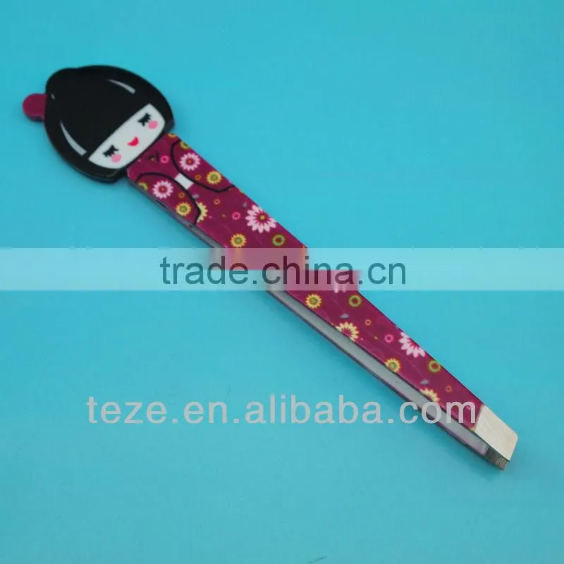 The spiral press eye tweezers