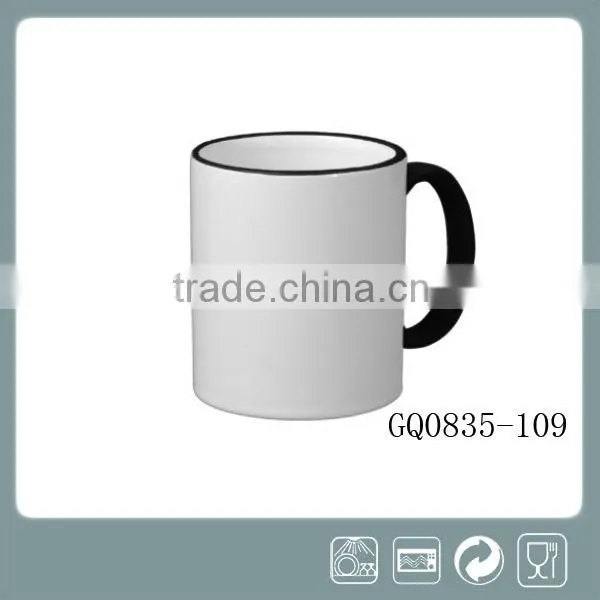 2015 new ceramic mug/simple design ceramic mug/ ceramic mug for promotion