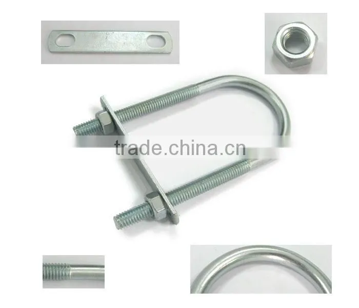 2016 best quality axle u bolts with washer attached