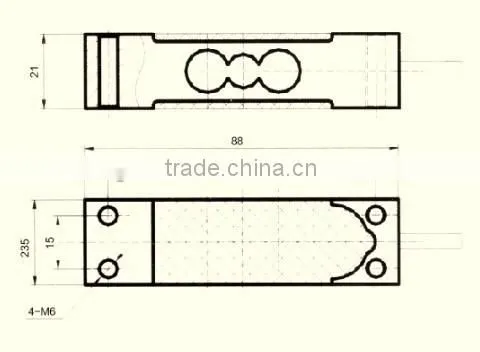 ZM-05 Aluminum Alloy Single Point 10kg 20kg Load Cell Sensor