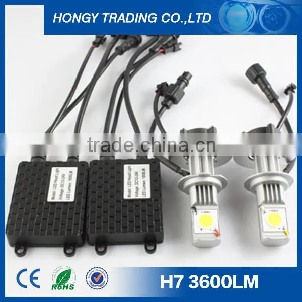 h4/h7 high lumen led fog headlight 1800lm