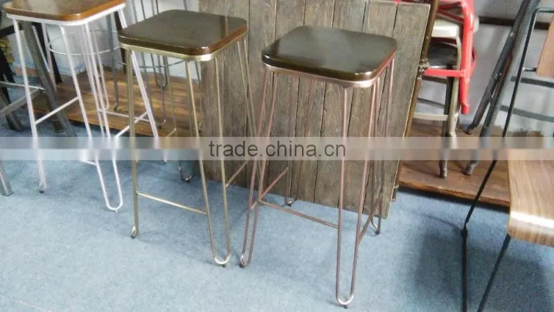 Modern Appearance furniture Metal wire bar stool, iron high stool for sales, counter stool