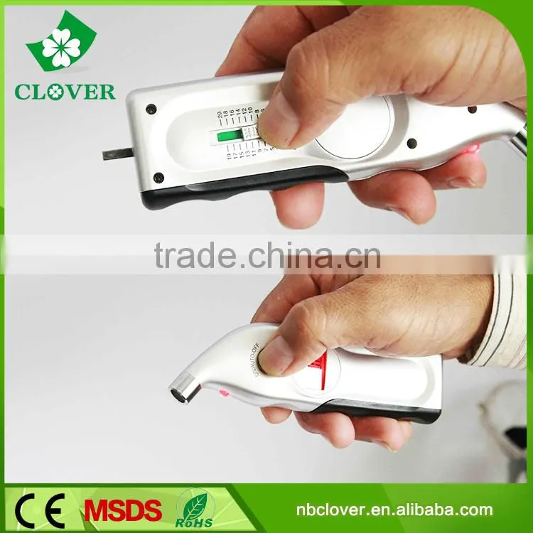 Silver Color Tool Car LCD Display With Tread Depth Measure Digital Tire Pressure Gauge