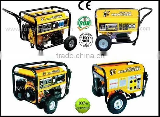 High quality hot sale air-cooled Generator 220v Portable Generator,3Kw gasoline generator ohv