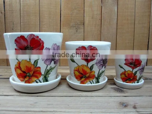 Hand paint ceramic cookie jar