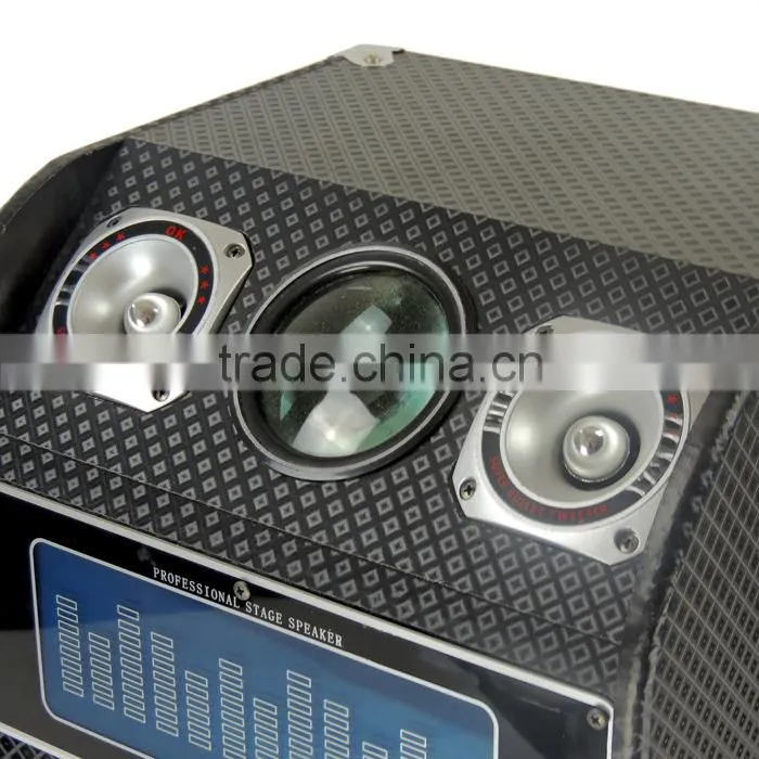 Professional stage DJ bluetooth speaker with usb