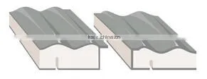 White Colored Galvanized Sandwich Wall Panel EPS