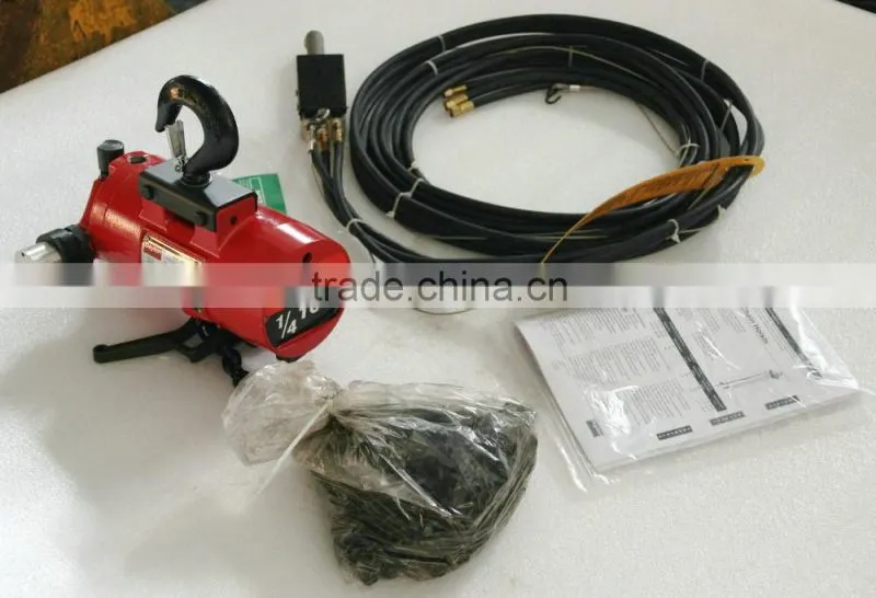 PNEUMATIC AIR CHAIN HOIST, LINK CHAIN ,1/4T,1/2T,1T CAPACITY