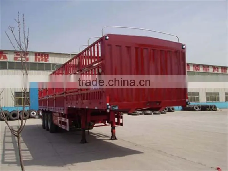 transport semi trailer shengshun auto side wall semi trailer