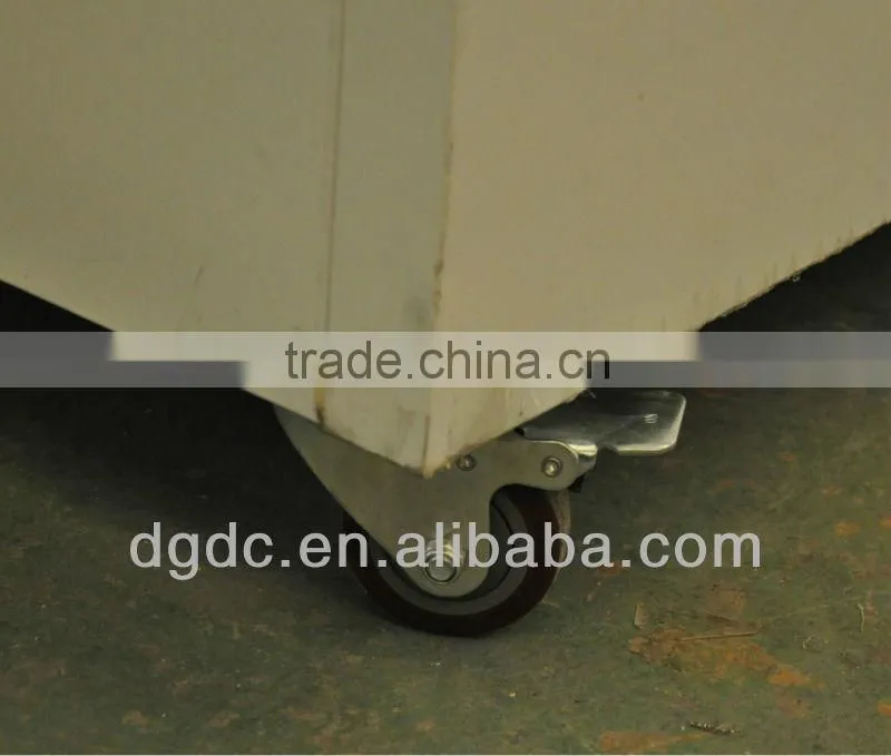 Double doors ice storage bin