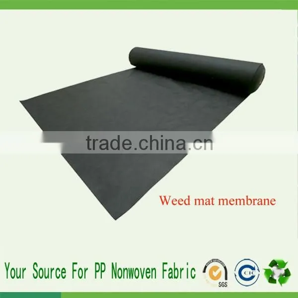 Landscape 85gsm black weed suppressant fabric, weed control mat
