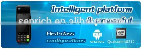 Android Handheld POS Terminal Integrated with Payment, Camera and Printer