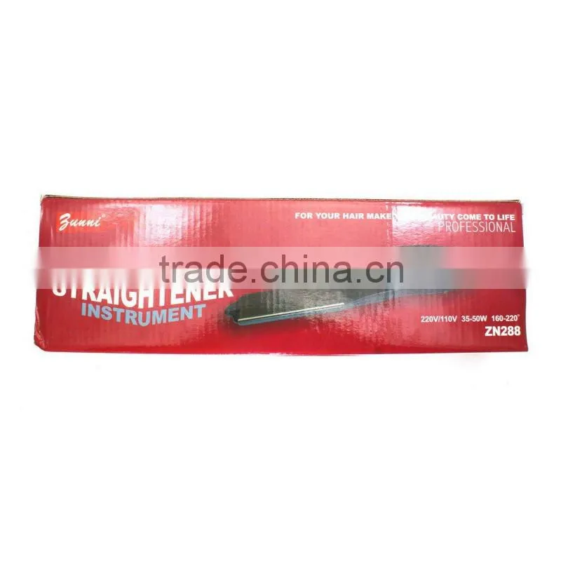 ZN288 professional hair straightener,hair flat iron B010