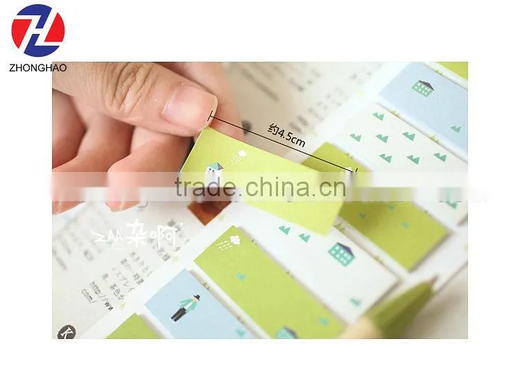 unique design mini memo high quality sticker notepad