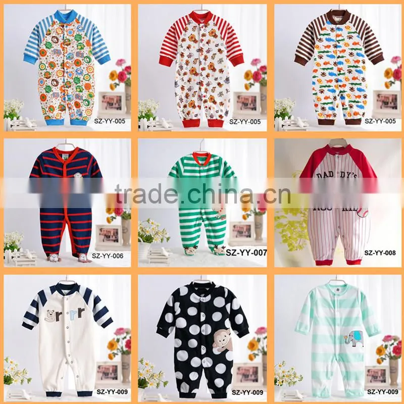 New design long sleeve baby girls baby romper for winter