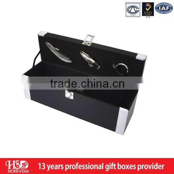 New Style balsa Vintage wooden box for wine,Wooden wine box with slide lids